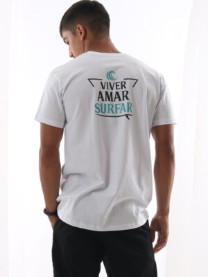 Camiseta Viver Amar Surfar