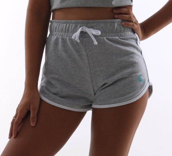 Shorts Moletinho Cinza