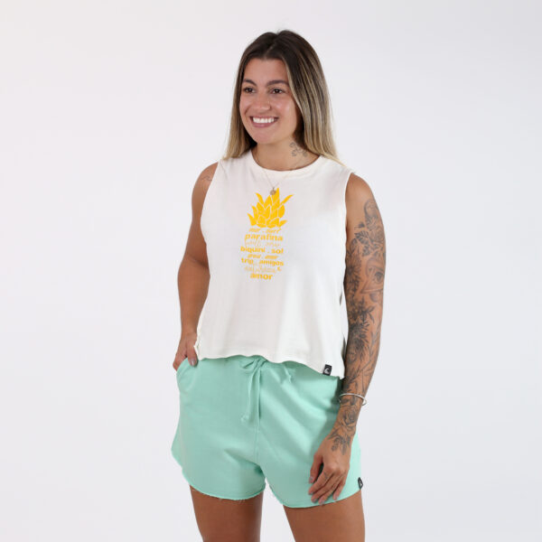 Shorts Moletinho Verde Mint - Image 2