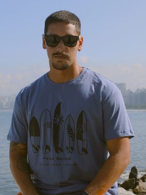 Camiseta Magic Quiver Azul Jeans