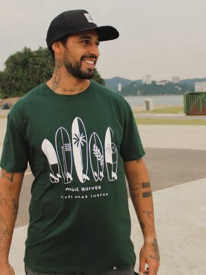 Camiseta Magic Quiver Verde Musgo
